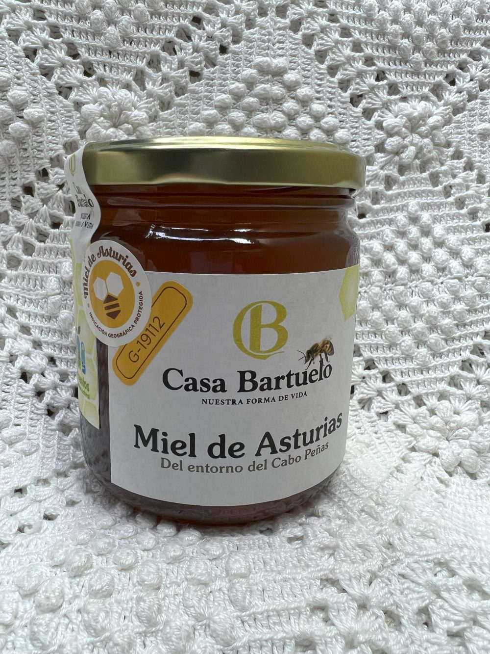 Bote de miel Casa Bartuelo de 500 gr.