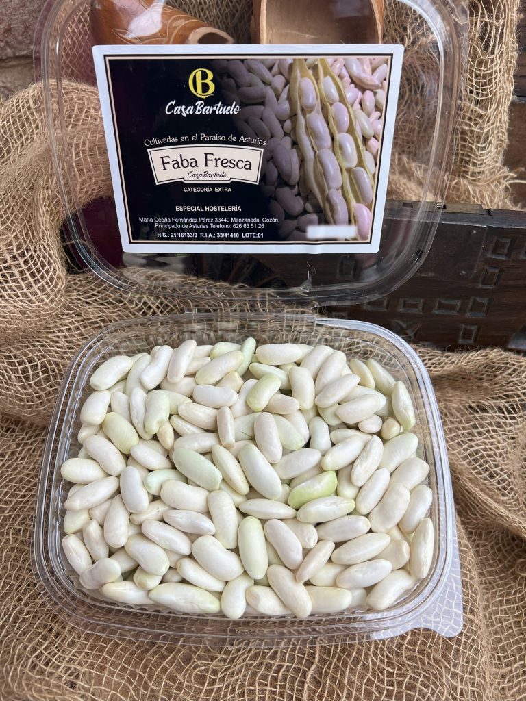 IMG_1928 Faba fresca asturiana Casa Bartuelo, en envase de plástico.